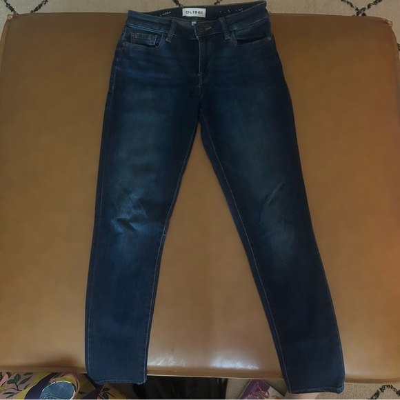DL1961 Women's Dark Blue Skinny Jeans - Picture 1 of 5